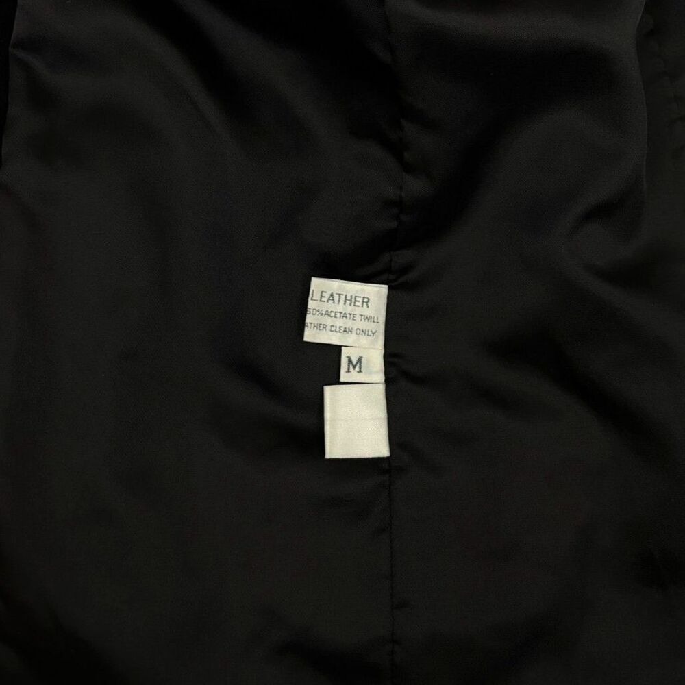 VGT Winlit Men’s M Black Genuine Leather Suede Fringe Western Jacket - Picture 6 of 6